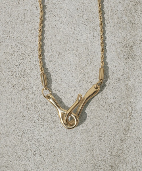 GOLDY（ゴールディ）の「【金属アレルギー軽減】フック × ロープ チェーン ステンレス ネックレス（ネックレス・レディース・シルバー/ゴールド・FREE）」の14枚目の写真