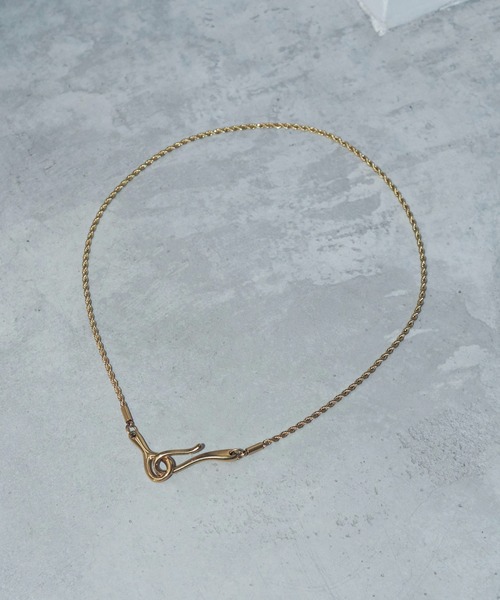 GOLDY（ゴールディ）の「【金属アレルギー軽減】フック × ロープ チェーン ステンレス ネックレス（ネックレス・レディース・シルバー/ゴールド・FREE）」の17枚目の写真