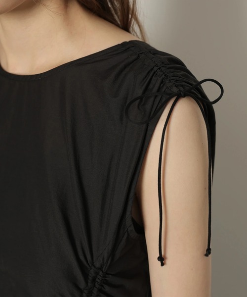 CADUNE(カデュネ)の「エアードロストワンピース(ワンピース・レディース・ブラック/ブラウン/オレンジ・36/38)」の10枚目の写真