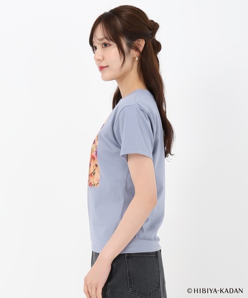 31 Sons de mode(トランテアン ソン ドゥ モード)の「2025春夏新作 【HIBIYA-KADANコラボ】フラワープリントTEE(Tシャツ/カットソー・レディース・ブラック/サックスブルー/オフホワイト・フリ-)」の16枚目の写真