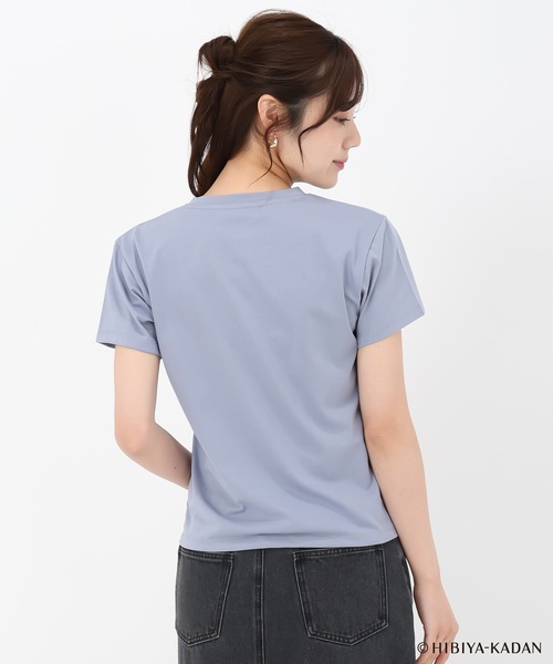 31 Sons de mode(トランテアン ソン ドゥ モード)の「2025春夏新作 【HIBIYA-KADANコラボ】フラワープリントTEE(Tシャツ/カットソー・レディース・ブラック/サックスブルー/オフホワイト・フリ-)」の17枚目の写真