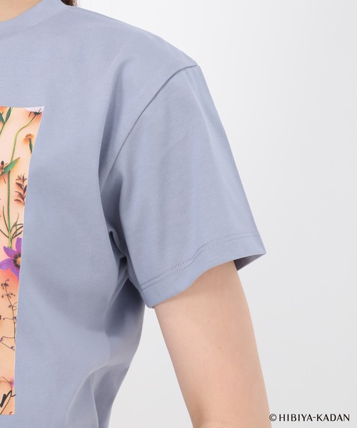 31 Sons de mode(トランテアン ソン ドゥ モード)の「2025春夏新作 【HIBIYA-KADANコラボ】フラワープリントTEE(Tシャツ/カットソー・レディース・ブラック/サックスブルー/オフホワイト・フリ-)」の20枚目の写真