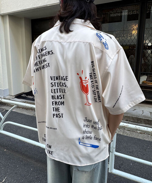CIAOPANIC(チャオパニック)の「ハンドクラフトショートスリーブシャツ(シャツ/ブラウス・レディース・ブラック/ホワイト・FREE)」の8枚目の写真