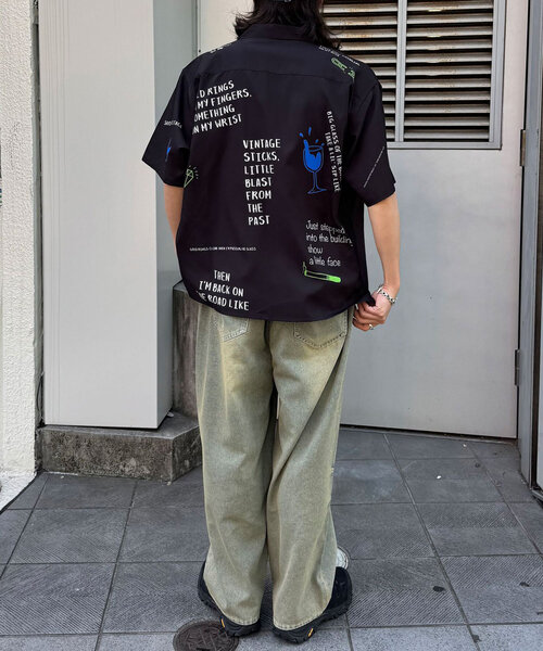 CIAOPANIC(チャオパニック)の「ハンドクラフトショートスリーブシャツ(シャツ/ブラウス・レディース・ブラック/ホワイト・FREE)」の16枚目の写真