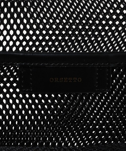 ORSETTO(オルセット)の「<ORSETTO>MESH TOTE(トートバッグ・レディース・ブラック/ベージュ・FREE)」の11枚目の写真