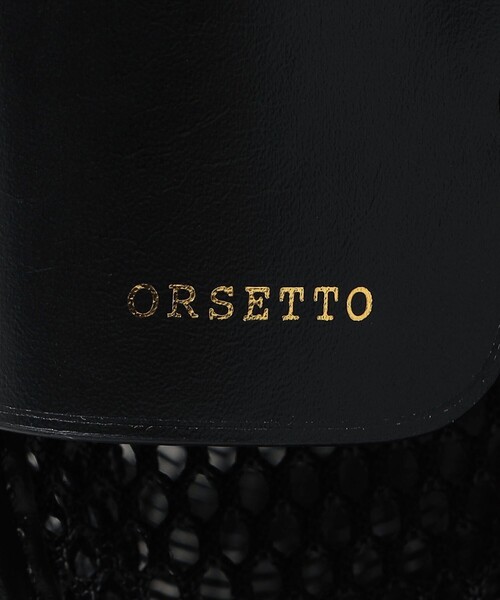 ORSETTO(オルセット)の「<ORSETTO>MESH TOTE(トートバッグ・レディース・ブラック/ベージュ・FREE)」の9枚目の写真