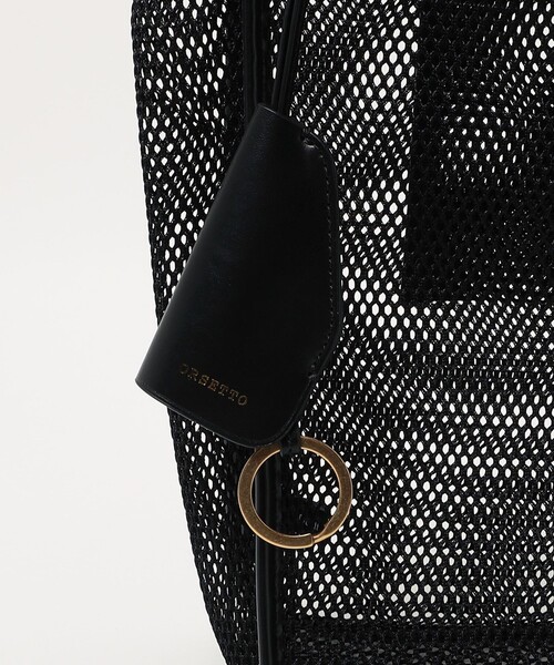 ORSETTO(オルセット)の「<ORSETTO>MESH TOTE(トートバッグ・レディース・ブラック/ベージュ・FREE)」の8枚目の写真