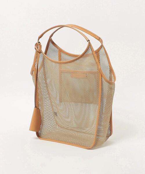 ORSETTO(オルセット)の「<ORSETTO>MESH TOTE(トートバッグ・レディース・ブラック/ベージュ・FREE)」の6枚目の写真