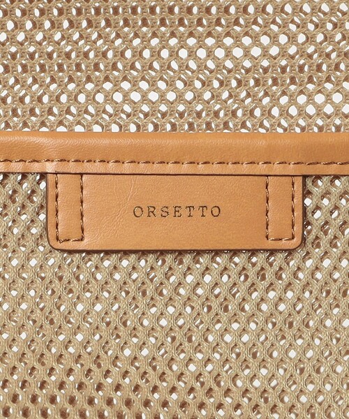 ORSETTO(オルセット)の「<ORSETTO>MESH TOTE(トートバッグ・レディース・ブラック/ベージュ・FREE)」の20枚目の写真