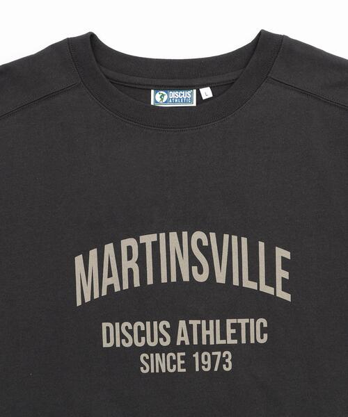 DISCUS（ディスカス）の「∴WEGO/【25年春夏新作】DISCUS ルーズカレッジロゴT（Tシャツ/カットソー・メンズ・ブルー系その他/スミクロ/ホワイト/グリーン/レッド/ブラック・LARGE/MEDIUM）」の12枚目の写真