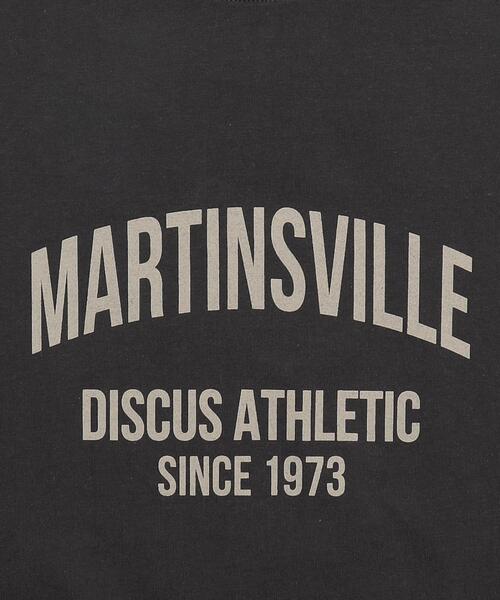 DISCUS（ディスカス）の「∴WEGO/【25年春夏新作】DISCUS ルーズカレッジロゴT（Tシャツ/カットソー・メンズ・ブルー系その他/スミクロ/ホワイト/グリーン/レッド/ブラック・LARGE/MEDIUM）」の11枚目の写真