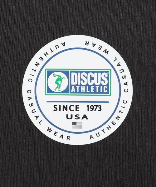 DISCUS（ディスカス）の「∴WEGO/【25年春夏新作】DISCUS ルーズカレッジロゴT（Tシャツ/カットソー・メンズ・ブルー系その他/スミクロ/ホワイト/グリーン/レッド/ブラック・LARGE/MEDIUM）」の7枚目の写真