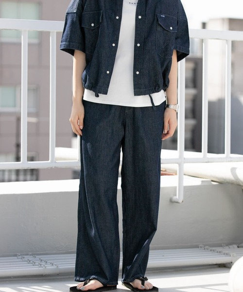 Wrangler（ラングラー）の「『別注』Wrangler×EKAL　ライトデニムリラックスバギーパンツ（デニムパンツ・レディース・ワンウォッシュ/ブルー系その他・ONE）」の13枚目の写真