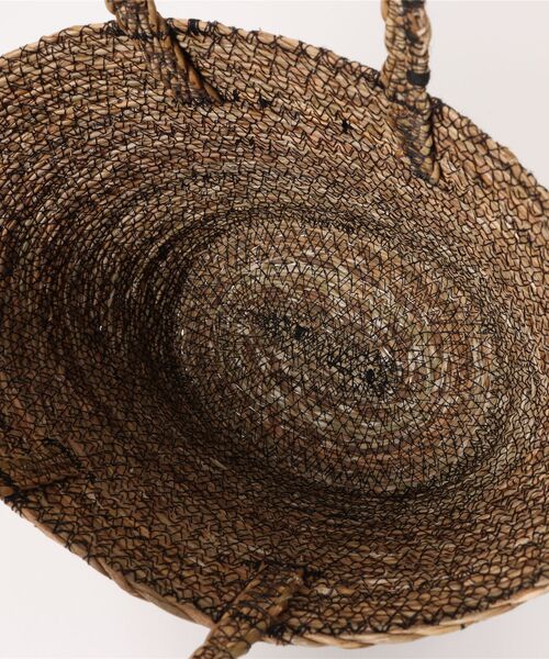 Jines（ジネス）の「ミックスバスケットトートBAG【SONIA BENGAL/ソニアベンガル】（かごバッグ・レディース・ブラック/オレンジ・フリー）」の17枚目の写真