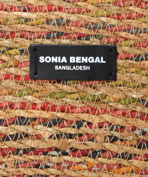 Jines（ジネス）の「ミックスバスケットトートBAG【SONIA BENGAL/ソニアベンガル】（かごバッグ・レディース・ブラック/オレンジ・フリー）」の12枚目の写真