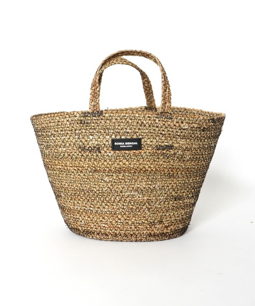 Jines（ジネス）の「ミックスバスケットトートBAG【SONIA BENGAL/ソニアベンガル】（かごバッグ・レディース・ブラック/オレンジ・フリー）」の13枚目の写真