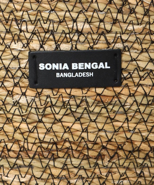 Jines（ジネス）の「ミックスバスケットトートBAG【SONIA BENGAL/ソニアベンガル】（かごバッグ・レディース・ブラック/オレンジ・フリー）」の14枚目の写真