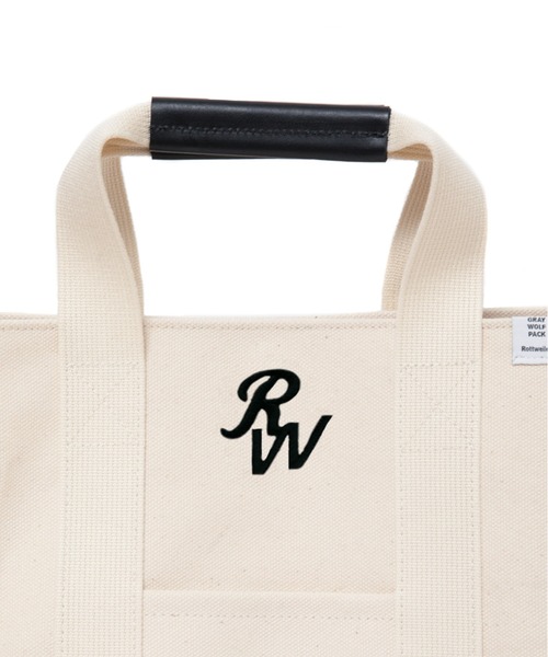 ROTTWEILER（ロットワイラー）の「CANVAS TOTE BAG SMALL（トートバッグ・メンズ・ブラック/ネイビー/ホワイト・ONESIZE）」の11枚目の写真