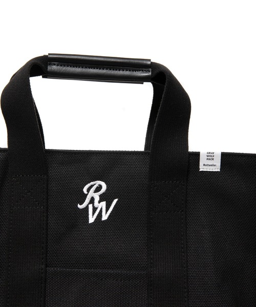 ROTTWEILER（ロットワイラー）の「CANVAS TOTE BAG SMALL（トートバッグ・メンズ・ブラック/ネイビー/ホワイト・ONESIZE）」の8枚目の写真