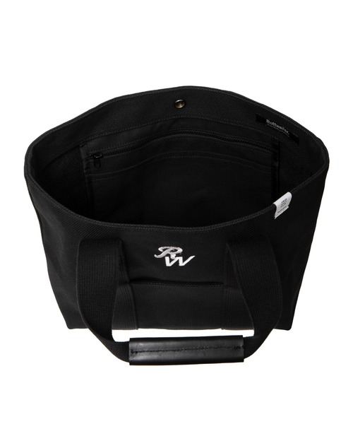 ROTTWEILER（ロットワイラー）の「CANVAS TOTE BAG SMALL（トートバッグ・メンズ・ブラック/ネイビー/ホワイト・ONESIZE）」の7枚目の写真