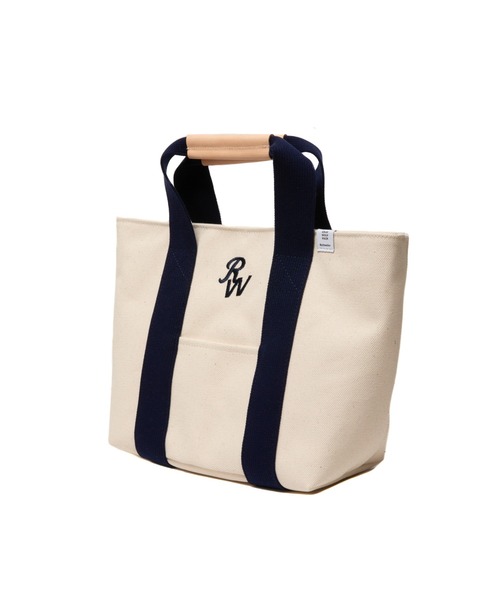 ROTTWEILER（ロットワイラー）の「CANVAS TOTE BAG SMALL（トートバッグ・メンズ・ブラック/ネイビー/ホワイト・ONESIZE）」の6枚目の写真