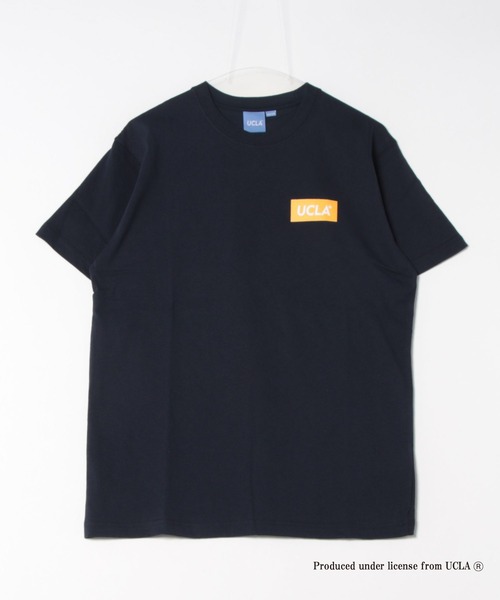 UCLA(ユーシーエルエー)の「【UCLA】バックプリントショートスリーブTEE ショートスリーブT 半袖Tシャツ(Tシャツ/カットソー・メンズ・ホワイト系1/ホワイト/ネイビー・2/3)」の1枚目の写真