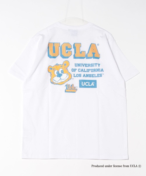 UCLA(ユーシーエルエー)の「【UCLA】バックプリントショートスリーブTEE ショートスリーブT 半袖Tシャツ(Tシャツ/カットソー・メンズ・ホワイト系1/ホワイト/ネイビー・2/3)」の4枚目の写真