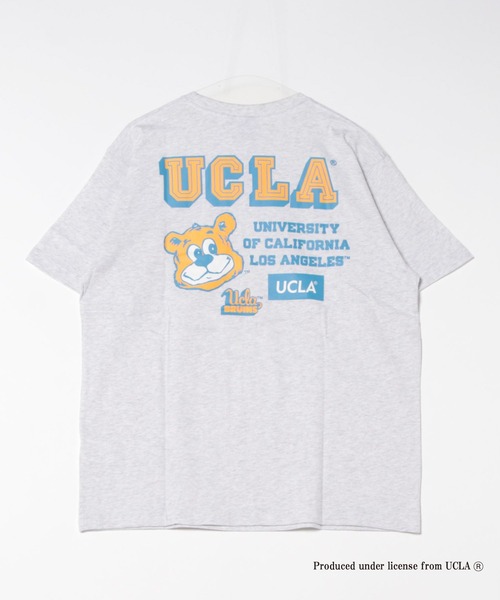 UCLA(ユーシーエルエー)の「【UCLA】バックプリントショートスリーブTEE ショートスリーブT 半袖Tシャツ(Tシャツ/カットソー・メンズ・ホワイト系1/ホワイト/ネイビー・2/3)」の5枚目の写真
