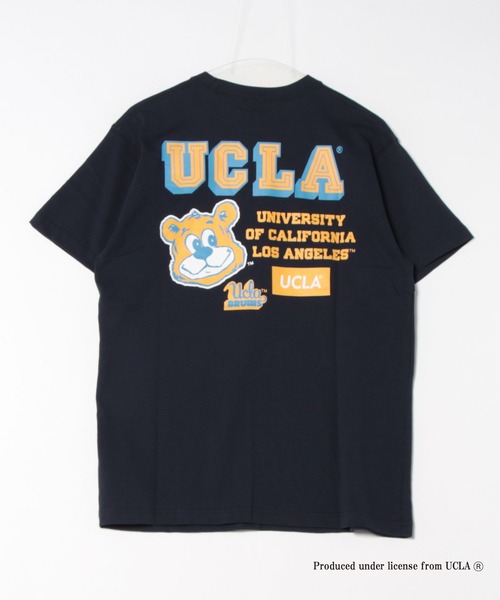 UCLA(ユーシーエルエー)の「【UCLA】バックプリントショートスリーブTEE ショートスリーブT 半袖Tシャツ(Tシャツ/カットソー・メンズ・ホワイト系1/ホワイト/ネイビー・2/3)」の6枚目の写真