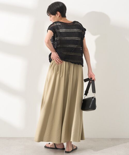 AMERICAN HOLIC（アメリカンホリック）の「レーシーニットベスト（ベスト・レディース・ブラック/ベージュ/アイボリー・FREE）」の17枚目の写真