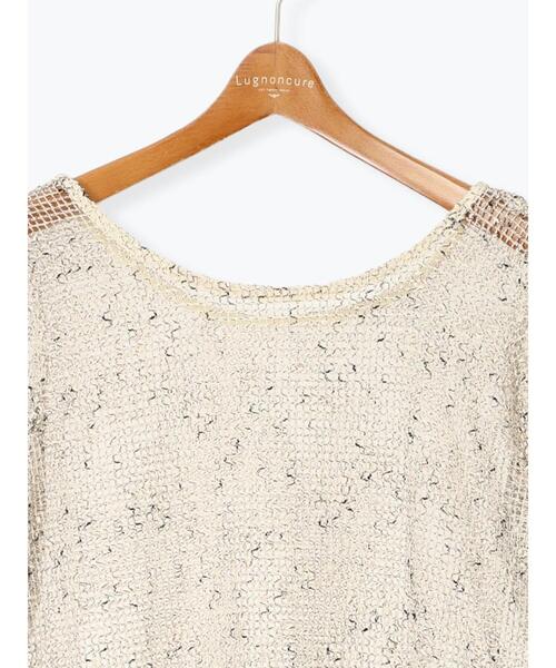 Lugnoncure(ルノンキュール)の「メッシュニットワンピース《2025summer catalog item》(ワンピース・レディース・オフホワイト/ベージュ/ブラック・F)」の18枚目の写真