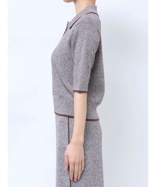 LAGUNAMOON（ラグナムーン）の「ポロニットプル×スカートセットアップ（ワンピース・レディース・ブラック/ブラウン/ボルドー・SMALL/MEDIUM）」の22枚目の写真