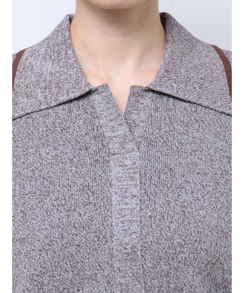 LAGUNAMOON（ラグナムーン）の「ポロニットプル×スカートセットアップ（ワンピース・レディース・ブラック/ブラウン/ボルドー・SMALL/MEDIUM）」の20枚目の写真