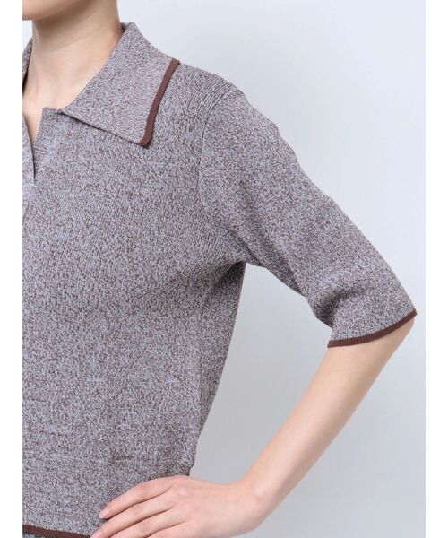 LAGUNAMOON（ラグナムーン）の「ポロニットプル×スカートセットアップ（ワンピース・レディース・ブラック/ブラウン/ボルドー・SMALL/MEDIUM）」の19枚目の写真