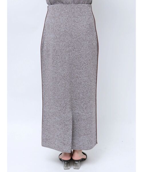 LAGUNAMOON（ラグナムーン）の「ポロニットプル×スカートセットアップ（ワンピース・レディース・ブラック/ブラウン/ボルドー・SMALL/MEDIUM）」の15枚目の写真