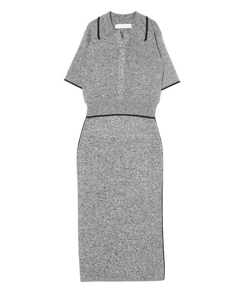 LAGUNAMOON（ラグナムーン）の「ポロニットプル×スカートセットアップ（ワンピース・レディース・ブラック/ブラウン/ボルドー・SMALL/MEDIUM）」の16枚目の写真