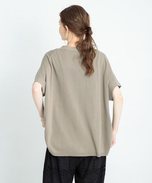 URBAN RESEARCH Sonny Label（アーバンリサーチサニーレーベル）の「『接触冷感』クールミストフレンチニットカーディガン（カーディガン/ボレロ・レディース・ブラック/グレー系その他/ライトカーキ・FREE）」の18枚目の写真