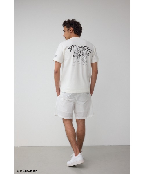 AZUL by moussy（アズールバイマウジー）の「【BREAKINGDOWN×範馬刃牙×AZUL】コラボV/NTシャツ（Tシャツ/カットソー・メンズ・ホワイト/ブラック・MEDIUM/LARGE）」の5枚目の写真