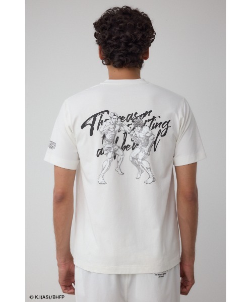 AZUL by moussy（アズールバイマウジー）の「【BREAKINGDOWN×範馬刃牙×AZUL】コラボV/NTシャツ（Tシャツ/カットソー・メンズ・ホワイト/ブラック・MEDIUM/LARGE）」の8枚目の写真