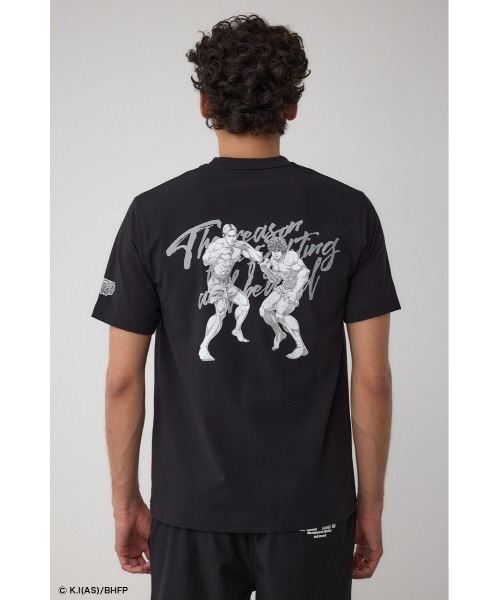AZUL by moussy（アズールバイマウジー）の「【BREAKINGDOWN×範馬刃牙×AZUL】コラボV/NTシャツ（Tシャツ/カットソー・メンズ・ホワイト/ブラック・MEDIUM/LARGE）」の19枚目の写真