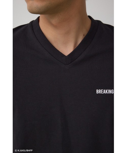 AZUL by moussy（アズールバイマウジー）の「【BREAKINGDOWN×範馬刃牙×AZUL】コラボV/NTシャツ（Tシャツ/カットソー・メンズ・ホワイト/ブラック・MEDIUM/LARGE）」の21枚目の写真
