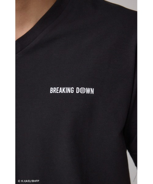 AZUL by moussy（アズールバイマウジー）の「【BREAKINGDOWN×範馬刃牙×AZUL】コラボV/NTシャツ（Tシャツ/カットソー・メンズ・ホワイト/ブラック・MEDIUM/LARGE）」の22枚目の写真
