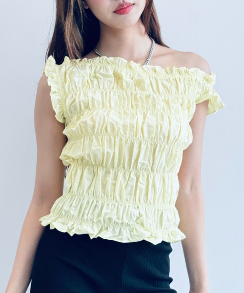 NULABEL（ニューレーベル）のZIPUP SHIRT-IVORY（ジップアップ