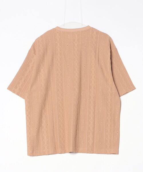 ATELANE(アテレーン)の「ATELANE/ネイティブ レースJQD TEE(Tシャツ/カットソー・メンズ・ベージュ/ブラック/ホワイト・LARGE/X-LARGE/MEDIUM)」の13枚目の写真