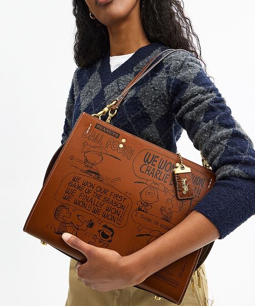 すぐにお届け●COACH X PEANUTS●ベンチュラー バッグ COACH x PEANUTS】限定コラボ☆ベンチュラーバッグ 早い者勝ち