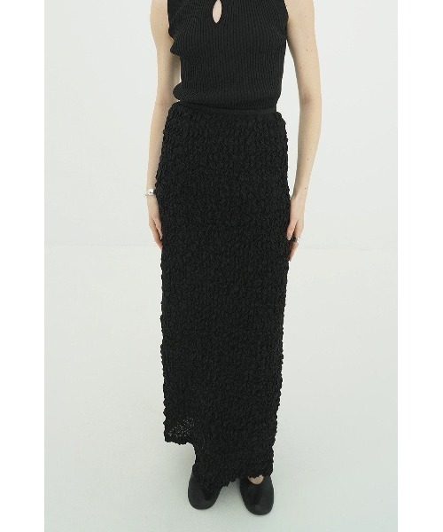 CLANE SHIRRING STRAIGHT SKIRT 18109-6092（スカート）｜CLANE
