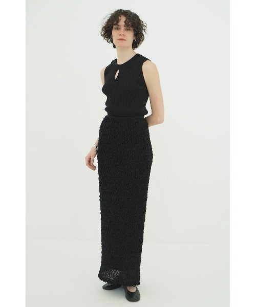 CLANE SHIRRING STRAIGHT SKIRT 3色 SHIRRING STRAIGHT SKIRT（スカート）｜CLANE（クラネ）の