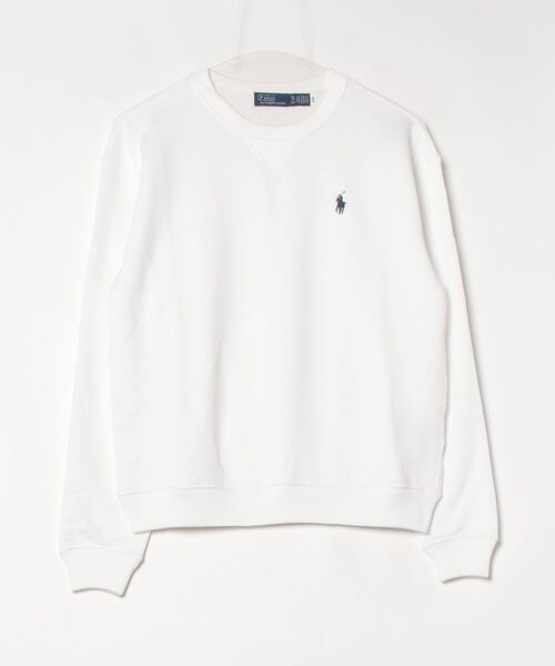 Polo Ralph Lauren クルーネックプルオーバー グレー FW24/25 POLO RALPH LAUREN（ウィメンズ） フリース クルーネック プル