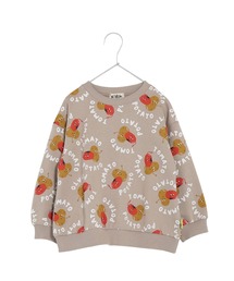 トマポテト総柄裏毛トレーナー■80～140cm