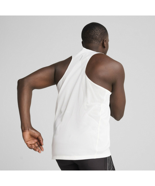 PUMA（プーマ）の「PUMA プーマ メンズ ランニング レースデイ ウルトラスパン シングレット（タンクトップ・メンズ・ホワイト/ピンク系その他・LARGE/MEDIUM/SMALL）」の5枚目の写真